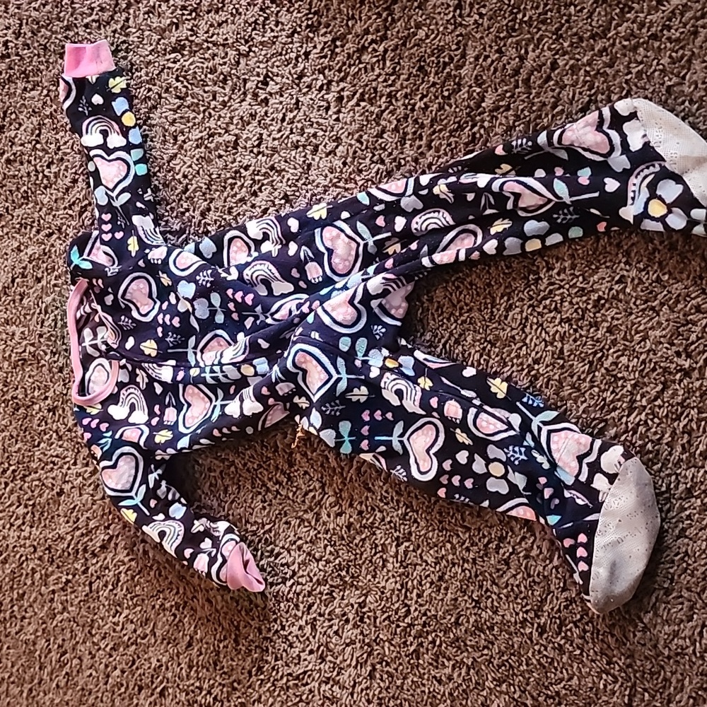 Child of Mine Colorful Heart Footie
